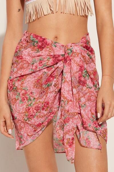Pink Chiffon Pareo, , large image number 1