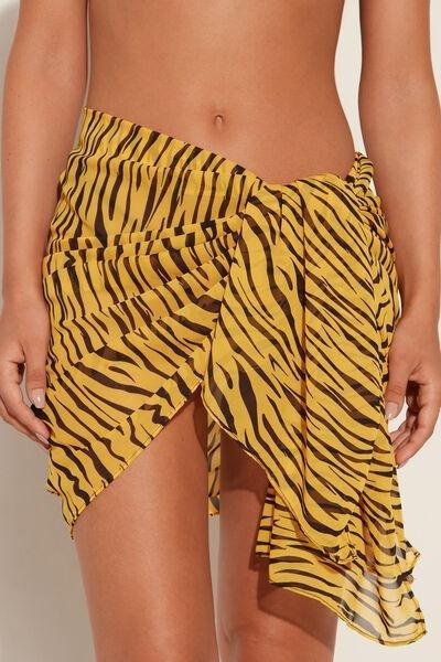 Yellow Chiffon Pareo, , large image number 0