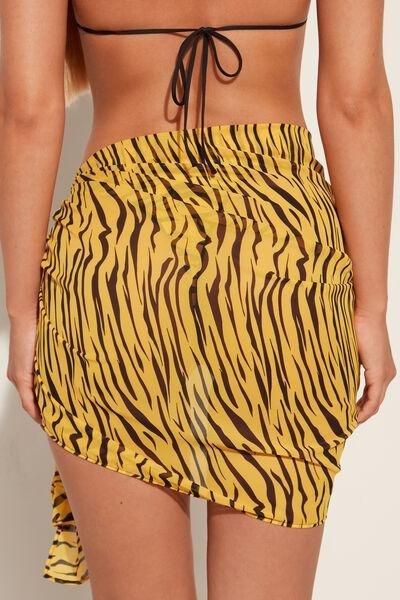 Yellow Chiffon Pareo, , large image number 2