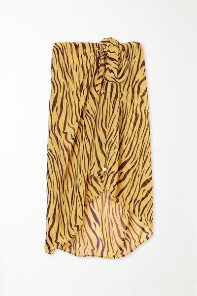 Yellow Chiffon Pareo, , large image number 4