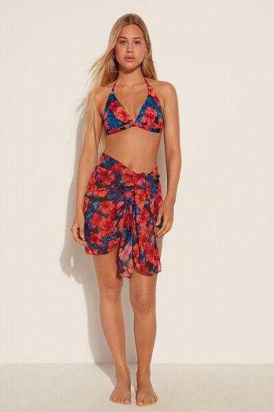 Pink Chiffon Wraparound Skirt, , large image number 0