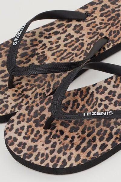 Multicolour Patterned Flip Flops, 5701_506Y, large image number 1