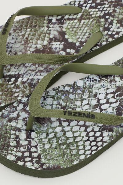 Multicolour Patterned Flip Flops, 5701_769Y, large image number 1