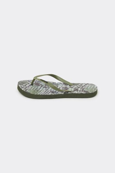 Multicolour Patterned Flip Flops, 5701_769Y, large image number 2