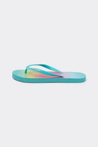 Multicolour Patterned Flip Flops, 5701_777Y, large image number 2