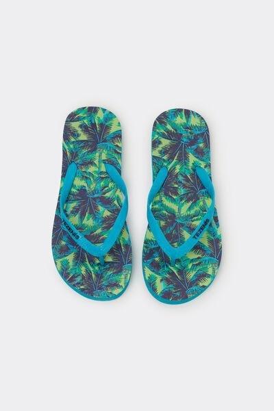 Multicolour Patterned Flip Flops, , large image number 0