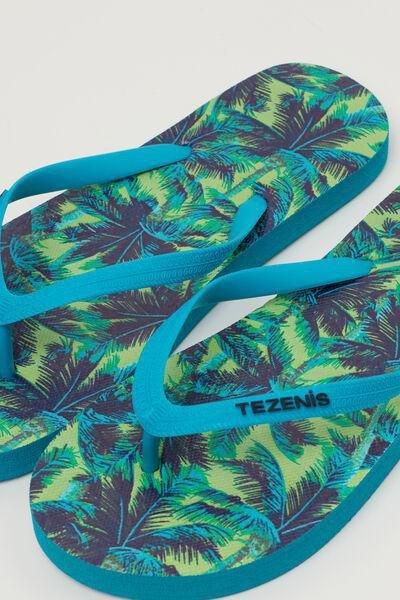 Multicolour Patterned Flip Flops, 5701_897Y, large image number 1