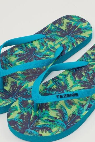 Multicolour Patterned Flip Flops, 5701_897Y, large image number 1