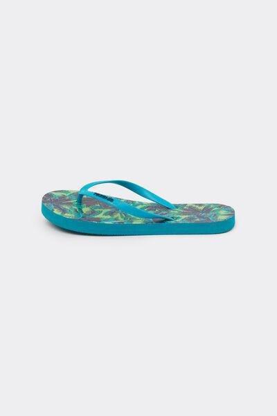 Multicolour Patterned Flip Flops, 5701_897Y, large image number 2
