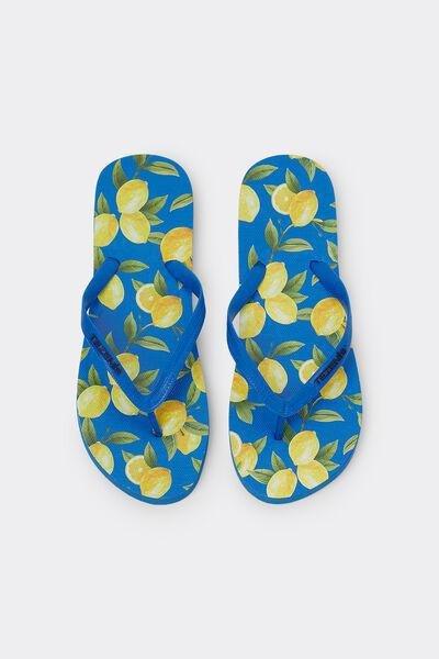Multicolour Patterned Flip Flops, , large image number 0