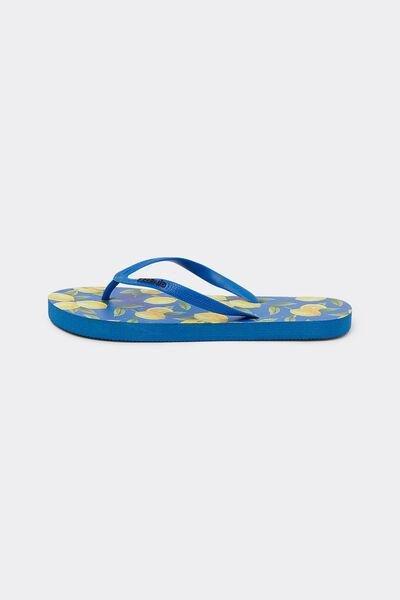 Multicolour Patterned Flip Flops, 5701_900Y, large image number 2