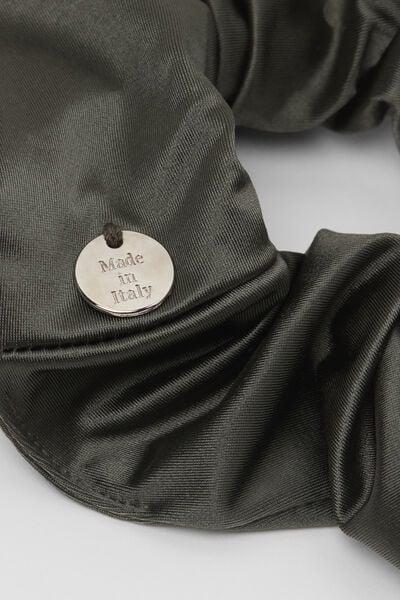 Green Patterned Scrunchie, 5701_503Y, large image number 2