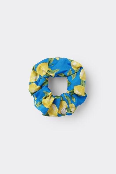 Multicolour Patterned Scrunchie Hair Elastic, 5701_900Y, large image number 0