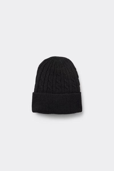 Black Barretto Embroidered Acrylic Hat, , medium