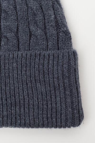 Navy Barretto Embroidered Acrylic Hat, 5701_159Z, medium