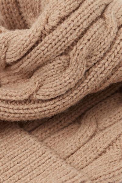 Beige Barretto Embroidered Acrylic Hat, 5701_160Z, large image number 1