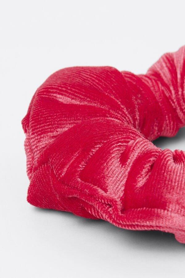 Red Velvet Hair Elastic, 5701_873V, medium
