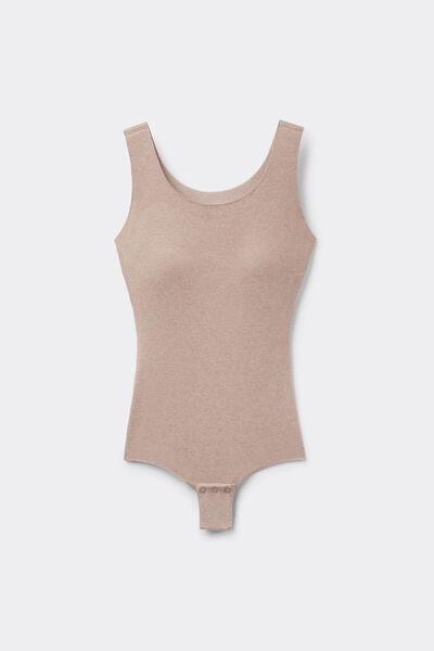 Brown Invisible Therm Vest-Style Bodysuit, 5701_813Z, large image number 4