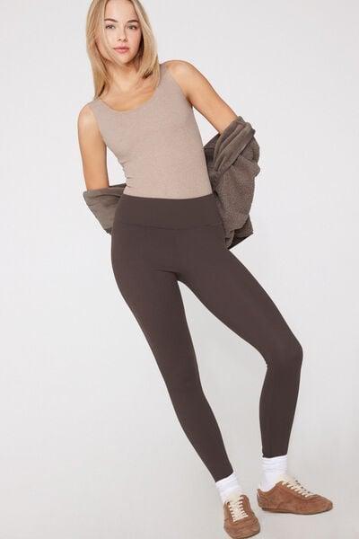 Brown Invisible Therm Vest-Style Bodysuit, 5701_813Z, large image number 7