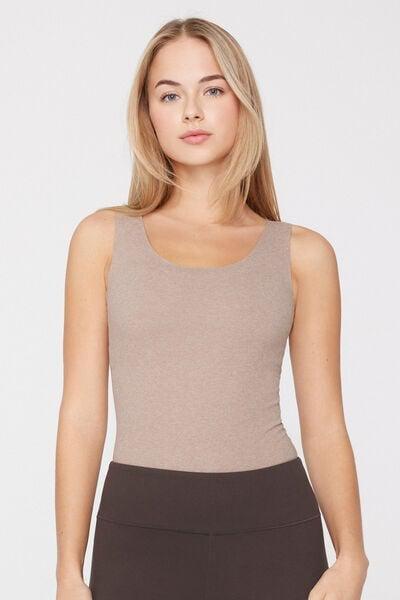Brown Invisible Therm Vest-Style Bodysuit, 5701_813Z, large image number 9