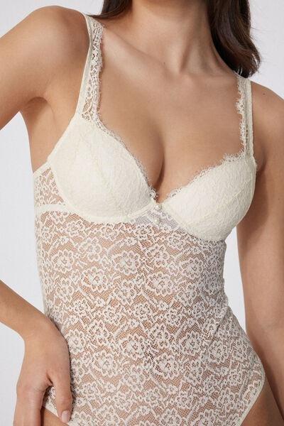 White Pearl Dream Push-Up Bodysuit, , large image number 4