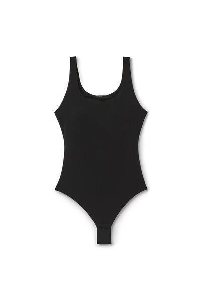 NERO 2 In 1 Natural Lifting Body with Wide Shoulder Straps, Black, medium
