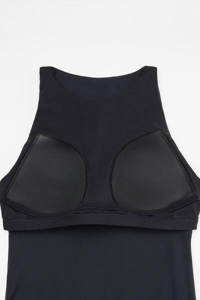 Black Light Touch Two In One Bra Bodysuit, Black, large image number 5