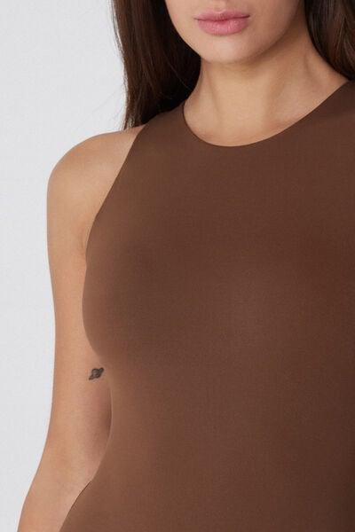 Caramel Light Touch Two In One Bra Bodysuit, 5701_304Y, large image number 3