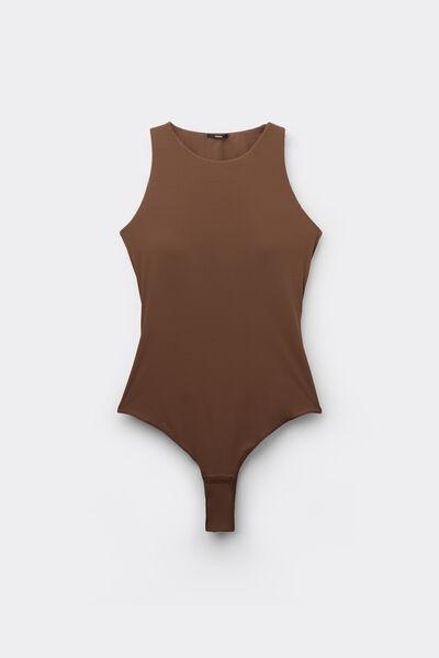 Caramel Light Touch Two In One Bra Bodysuit, , large image number 4