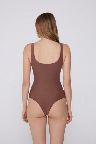 Caramel Light Touch Wide Shoulder Straps Bodysuit, , large image number 2