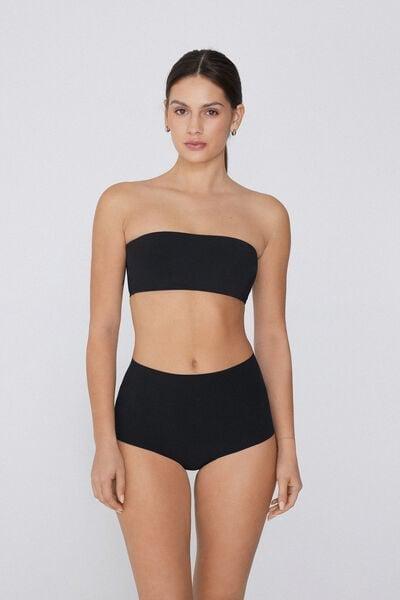 Black Sydney Bandeau Bra, Black, medium