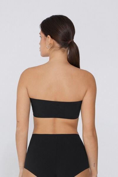 Black Sydney Bandeau Bra, Black, medium