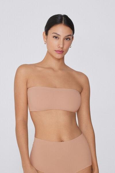 Nude Sydney Bandeau Bra Top, Natural Blush, medium