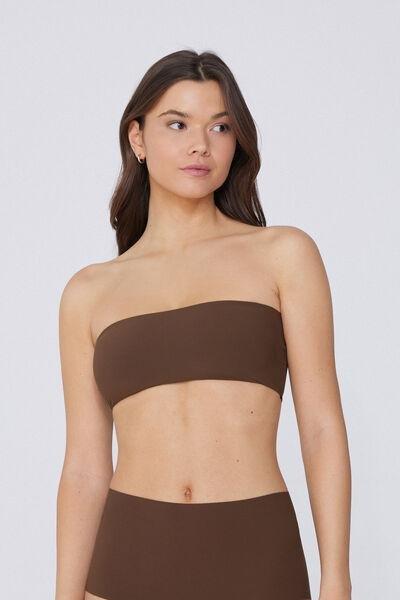 Beige Sydney Bandeau Bra Top, , large image number 0