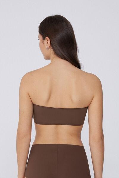 Beige Sydney Bandeau Bra Top, , large image number 2