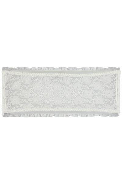 White Sydney Bandeau Bra Top, White, large image number 4