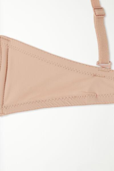 Beige New York Padded Bandeau Bra, Natural Blush, large image number 6
