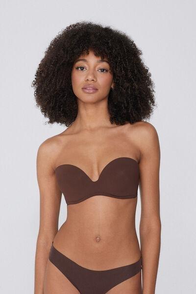 Brown Padded Bra, 5701_830W, large image number 1