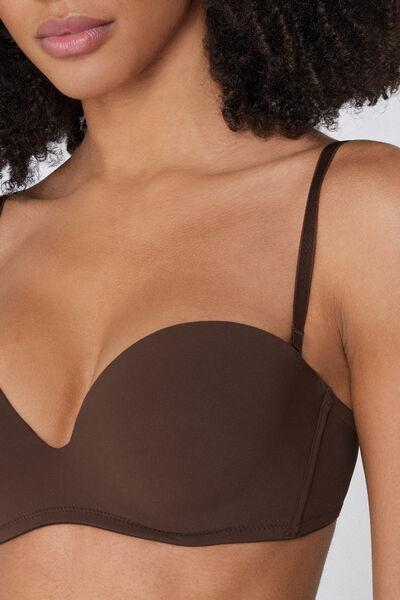 Brown Padded Bra, 5701_830W, large image number 3
