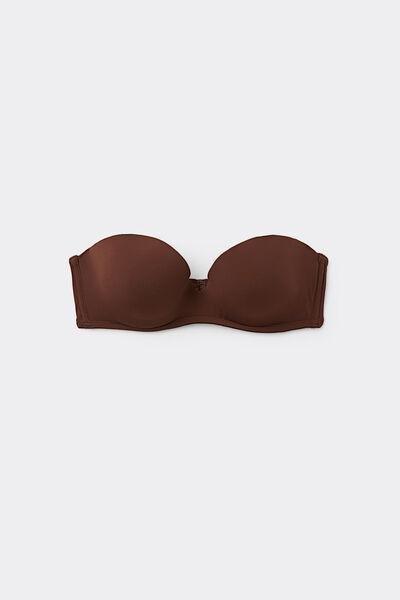 Brown Padded Bra, 5701_830W, large image number 4