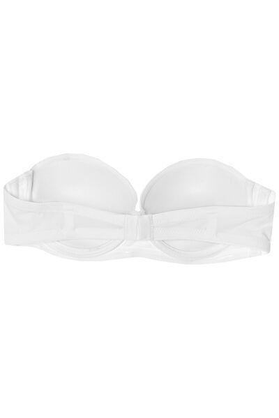 White Madrid Bandeau Bra, Women, , large image number 5