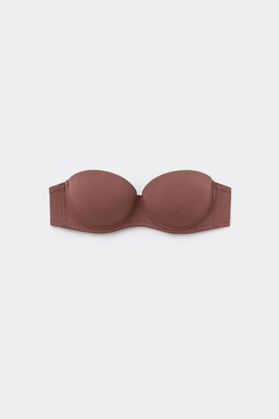 Caramel Madrid Super Padded Bandeau Lace Bra, 5701_304Y, large image number 4