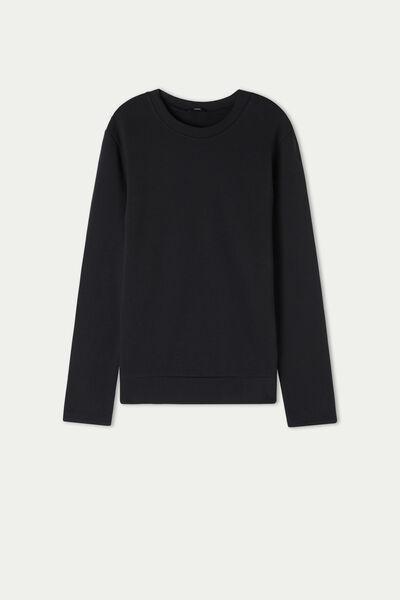 BLACK Long-Sleeved Thermal Top, , large image number 4