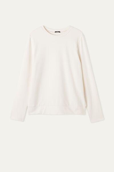 White Long-Sleeved Thermal Top, , large image number 4