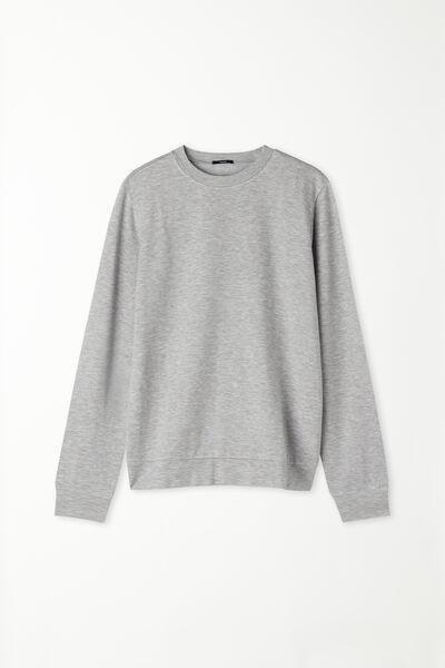 Tezenis - Grey Long-Sleeved Plush Top