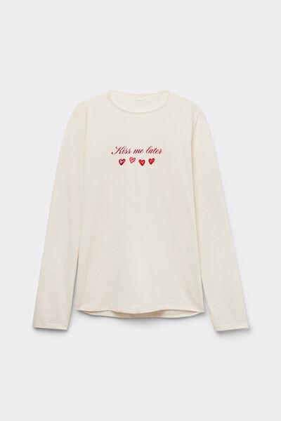 White Printed Cotton Top, , large image number 4