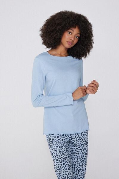 Blue Long Sleeve Top, , large image number 1