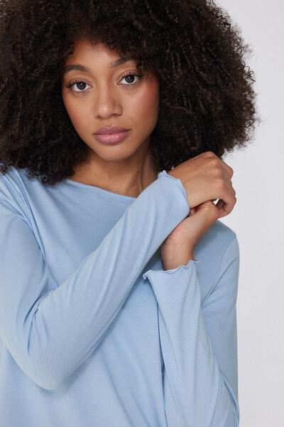Blue Long Sleeve Top, , large image number 3