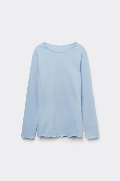 Blue Long Sleeve Top, , large image number 4