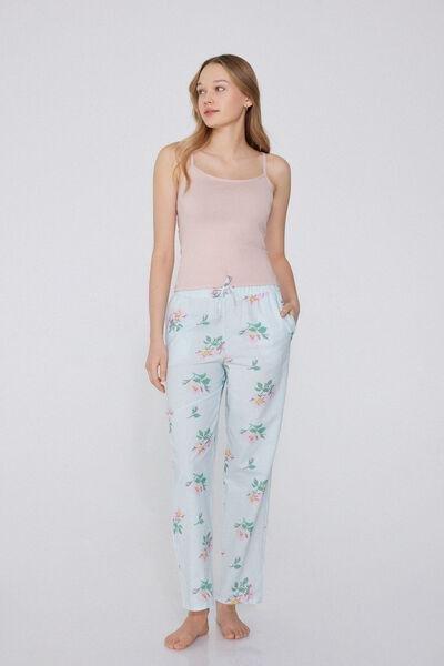 Multicolour Canvas Drawstring Trousers, , large image number 1